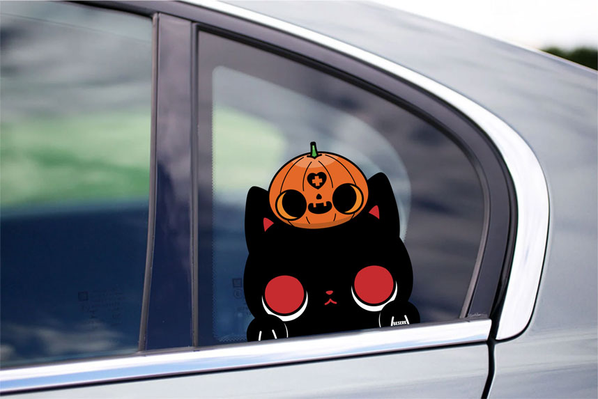 All Hallows Cat | PEEKER STICKER