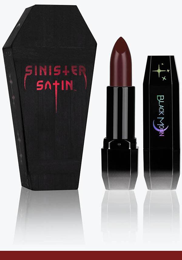 Elm Street | SINISTER SATIN LIPSTICK - Beserk - all, black moon cosmetics, blackmooncosmetics, BMC210921, clickfrenzy15-2023, colour:red, cosmetics, dark red, deep red, discountapp, exclusive, fp, goth, gothic, labelexclusive, labelvegan, lip, lips, lipstick, make up, makeup, nov21, R071121, red, vegan