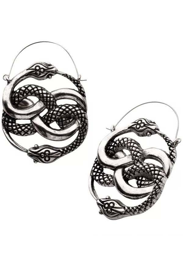 Medusa serpent hoop on sale earrings