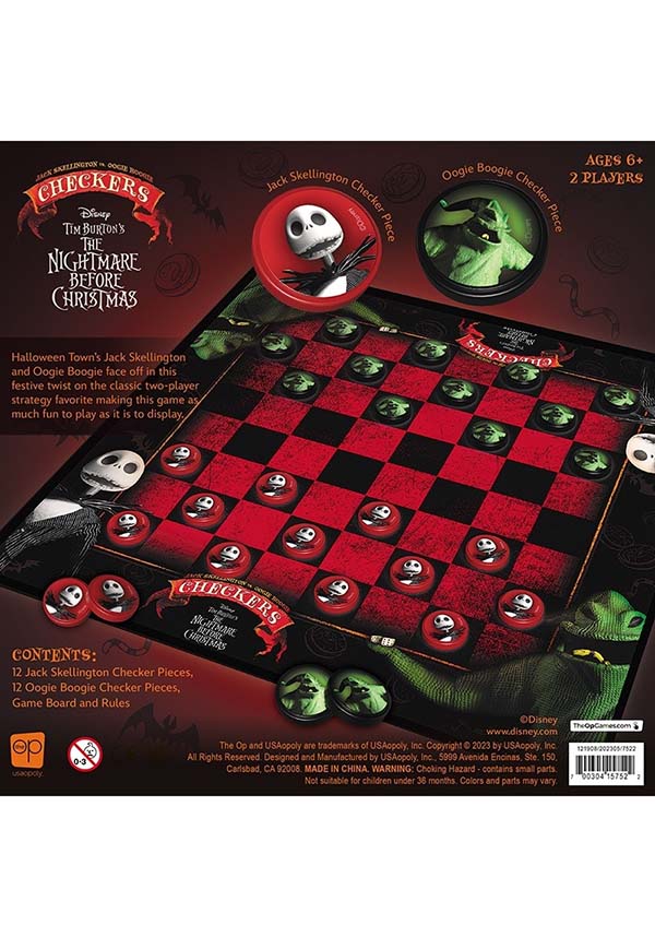 Checkers: Disney Tim Burton TNBC | GAME