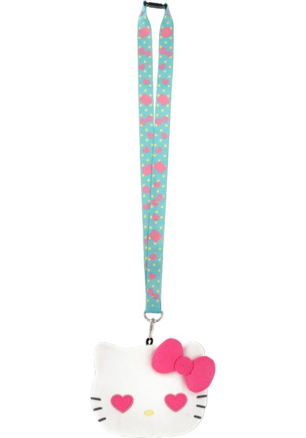 Hello Kitty Plush Pouch | LANYARD**