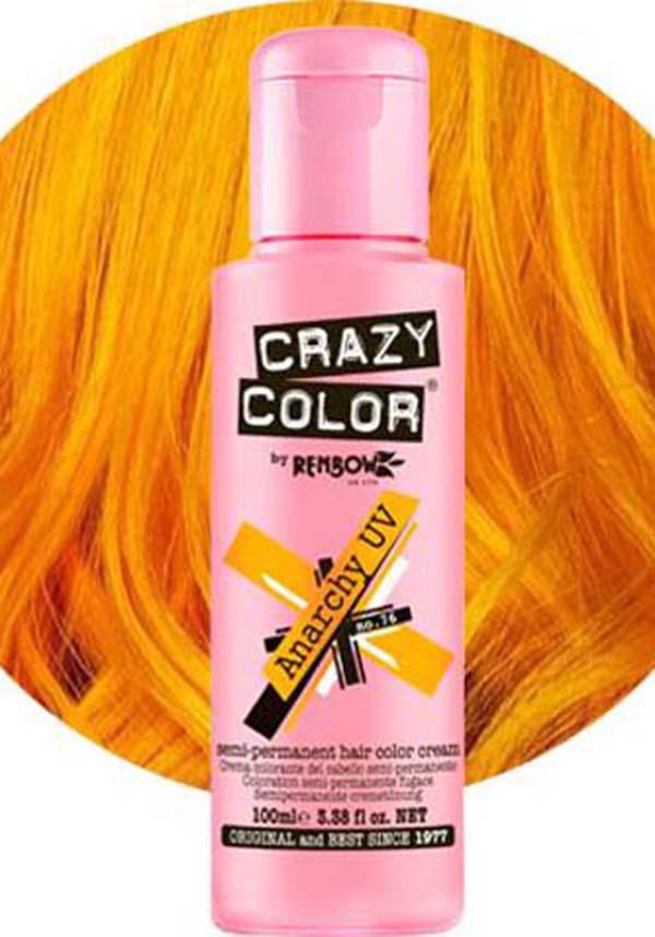 Crazy Color Hair Colour Creme 100ml - Orange, Semi Permanent Colour