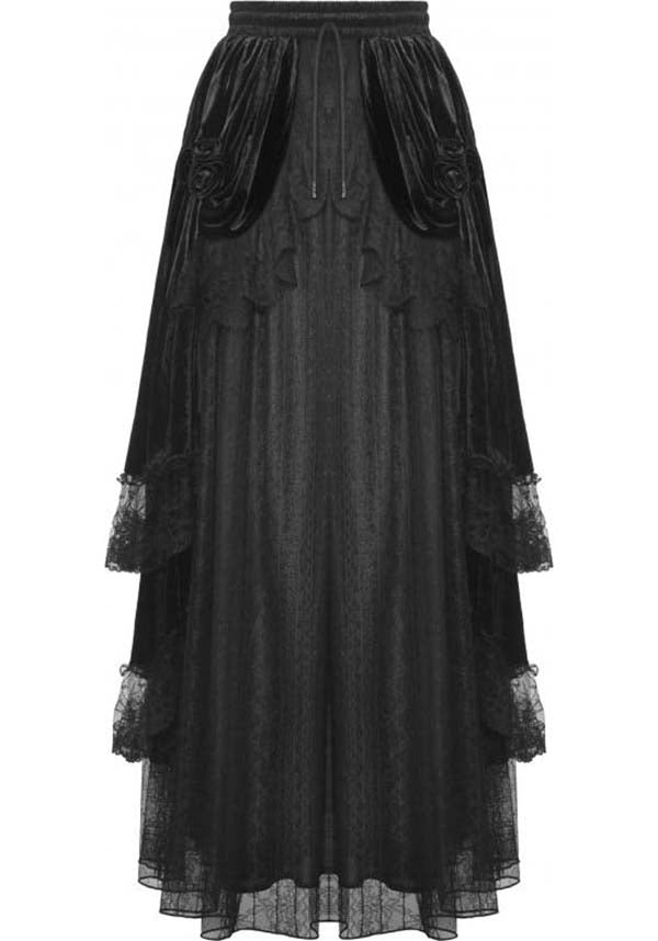 Gothic Court | MAXI VELVET SKIRT