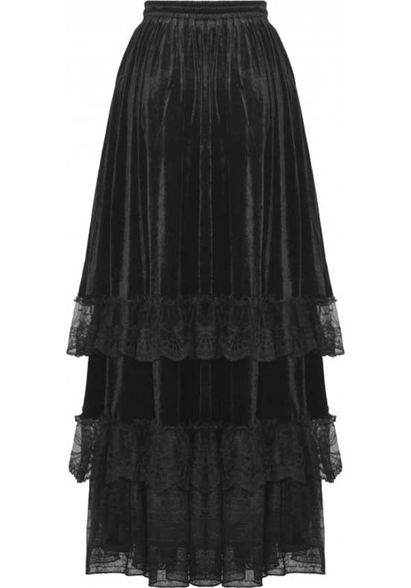 Gothic Court | MAXI VELVET SKIRT