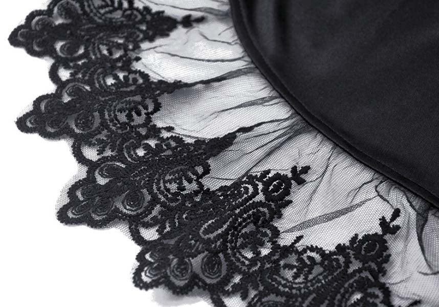 Dark In Love - Gothic Lace Up Black/Purple Corset Dress - Buy Online ...
