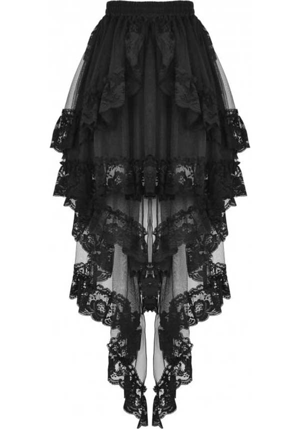 Dark In Love - Swallow Tail Lace Skirt - Buy Online Australia