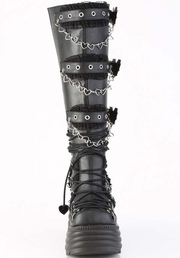 MORTE-215 [Black] | PLATFORM BOOTS [PREORDER]