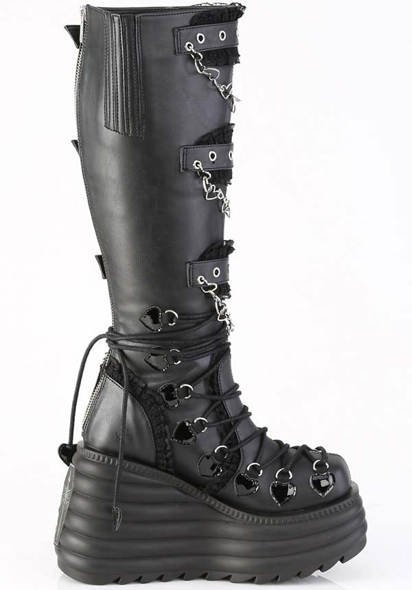 MORTE-215 [Black] | PLATFORM BOOTS [PREORDER]