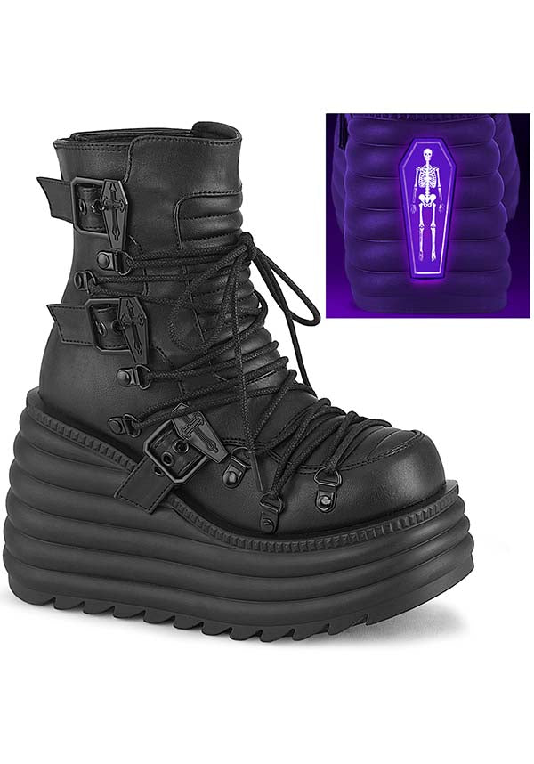 MORTE-68 [Black] | PLATFORM BOOTS [PREORDER]