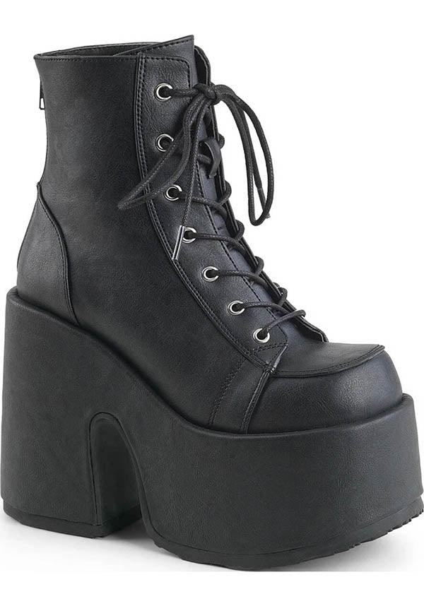 CAMEL-203 [Black] | PLATFORM BOOTS [IN STOCK]` - Beserk - all, ankle boots, black, boot, boots, boots [in stock], clickfrenzy15-2023, demonia, demonia shoes, discountapp, dm18082022, fp, goth, gothic, grunge, halloween, in stock, instock, labelinstock, labelpending, labelvegan, matte, pending, platform, platforms, platforms [in stock], pleaserimageupdated, pleaserrestock, punk, shoes, vegan