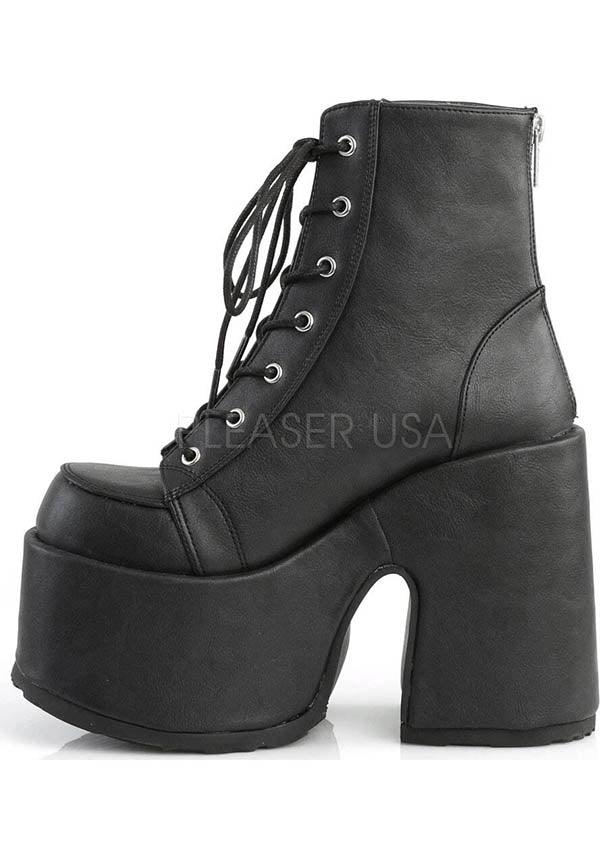 CAMEL-203 [Black] | PLATFORM BOOTS [IN STOCK]` - Beserk - all, ankle boots, black, boot, boots, boots [in stock], clickfrenzy15-2023, demonia, demonia shoes, discountapp, dm18082022, fp, goth, gothic, grunge, halloween, in stock, instock, labelinstock, labelpending, labelvegan, matte, pending, platform, platforms, platforms [in stock], pleaserimageupdated, pleaserrestock, punk, shoes, vegan