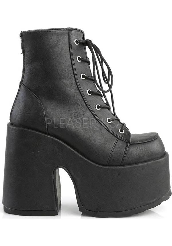 CAMEL-203 [Black] | PLATFORM BOOTS [IN STOCK]` - Beserk - all, ankle boots, black, boot, boots, boots [in stock], clickfrenzy15-2023, demonia, demonia shoes, discountapp, dm18082022, fp, goth, gothic, grunge, halloween, in stock, instock, labelinstock, labelpending, labelvegan, matte, pending, platform, platforms, platforms [in stock], pleaserimageupdated, pleaserrestock, punk, shoes, vegan