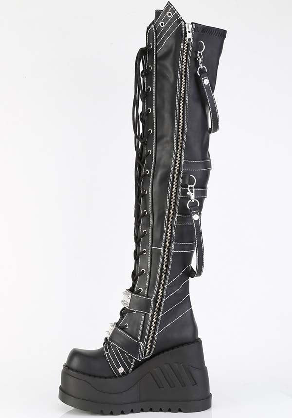 Stomp-310 [Black] | PLATFORM BOOTS [PREORDER]