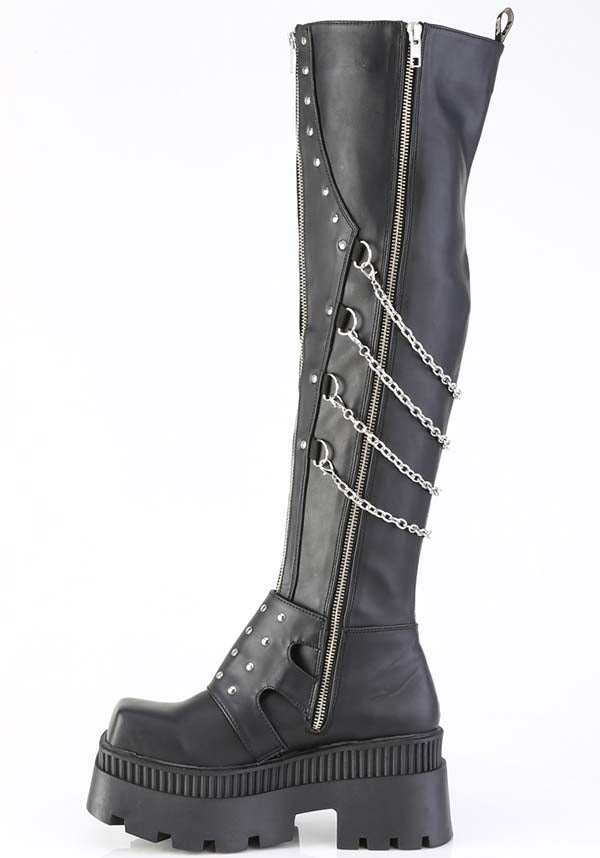 WRATH-310 [Black] | PLATFORM BOOTS [PREORDER]