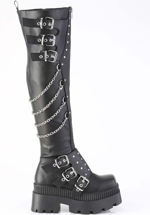 WRATH-310 [Black] | PLATFORM BOOTS [PREORDER]