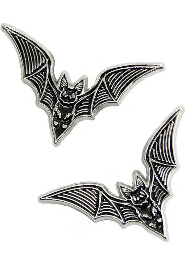 Bat Collar | PIN SET - Beserk - accessories, all, badge, bat, bats, clickfrenzy15-2023, collar, collar pin, discountapp, EC5179, enamel pin, fp, gift, gift idea, gift ideas, gifts, goth, gothic, gothic accessories, gothic gifts, ladies accessories, mar22, mens, mens accessories, mens gifts, pin, pins, pins and badges, R020322, repriced120623