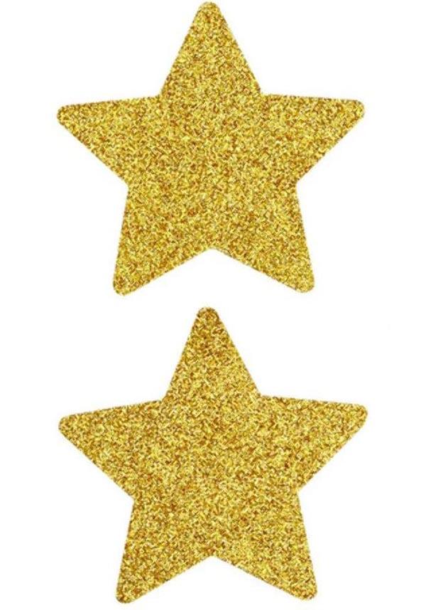 Glitter Star | NIPPLE PASTIES - Beserk - accessories, all, all ladies, clickfrenzy15-2023, cosplay, cpgstinc, dec22, discountapp, fever, fp, glitter, gold, googleshopping, kink, kinky, ladies accessories, lingerie, nipple, nipple pastie, pastie, R031222, SMI5000016998, smiffys, star, stars