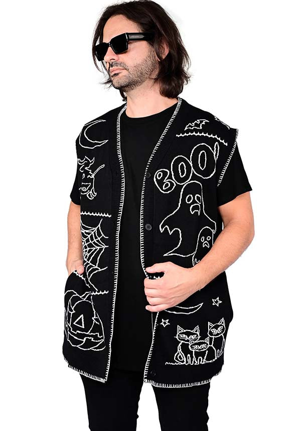 Halloween Night Patchwork | VEST