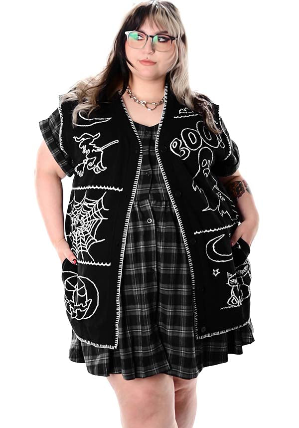 Halloween Night Patchwork | VEST