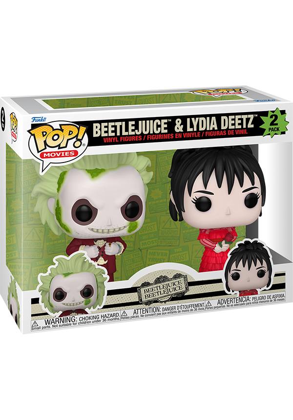 Beetlejuice &amp; Lydia Deetz | POP! VINYL [2 Pack]