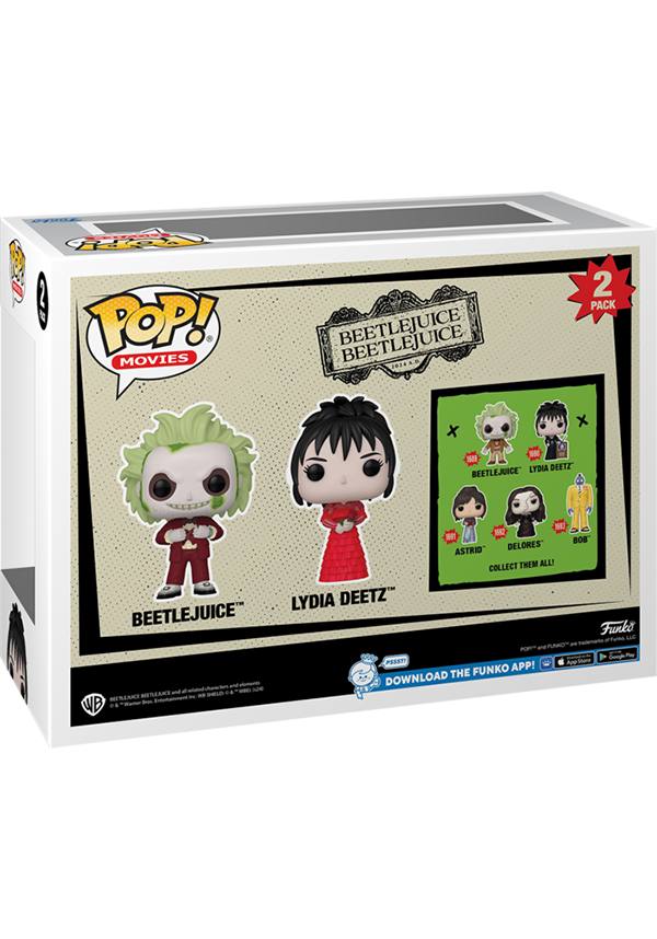 Beetlejuice &amp; Lydia Deetz | POP! VINYL [2 Pack]