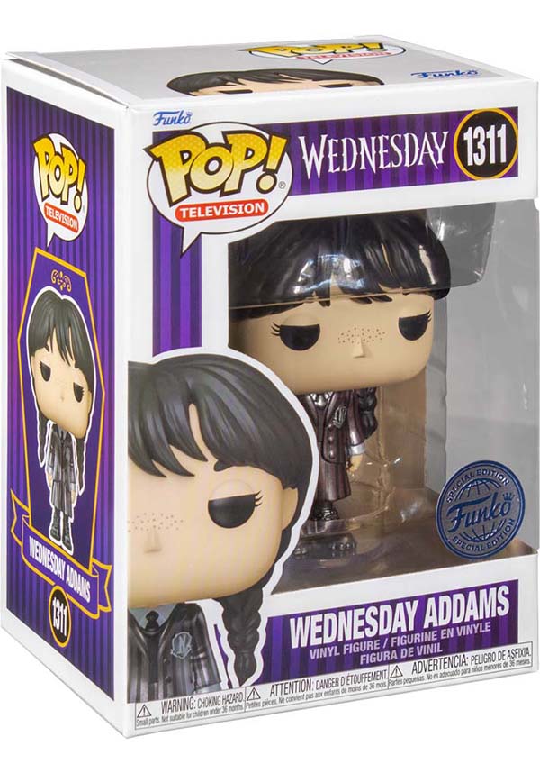 Funko - Wednesday (2022) - Wednesday Addams Metallic Pop! Vinyl - Buy ...