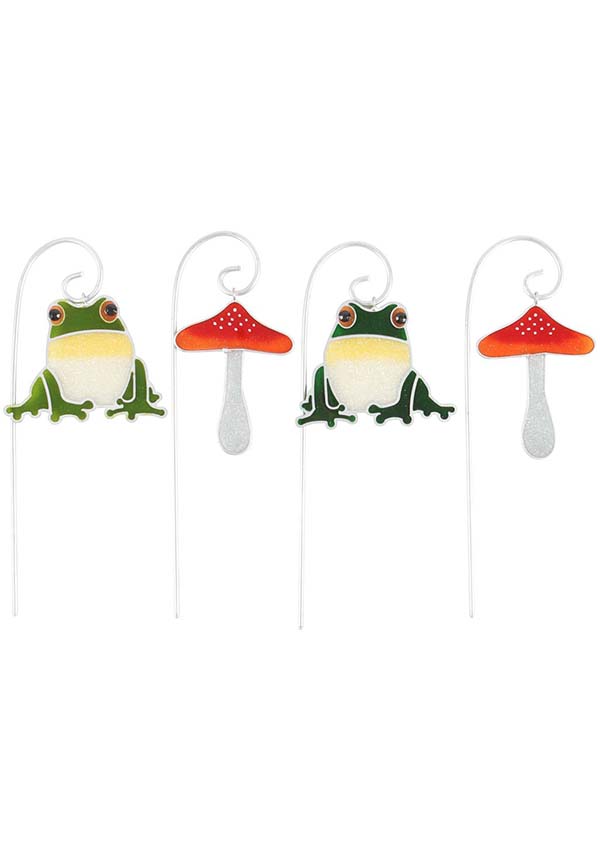 Frog and Toadstool | SUNCATCHER STAKE SET [BLIND PICK]