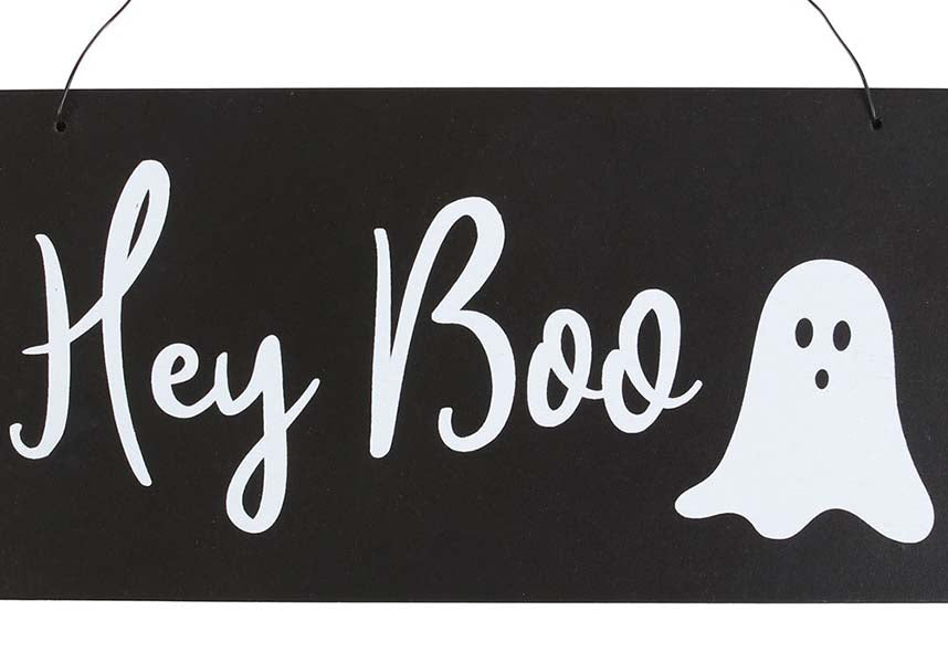 Hey Boo | HANGING SIGN