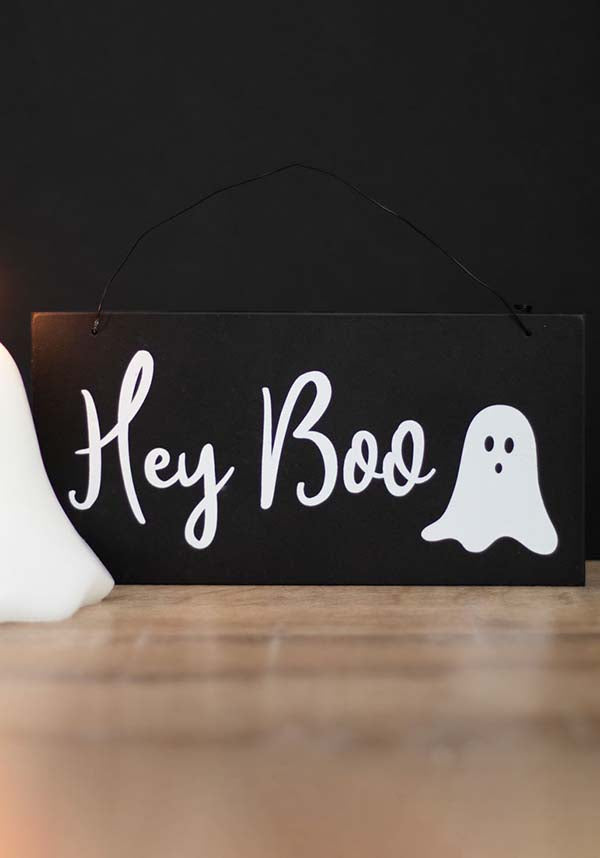 Hey Boo | HANGING SIGN