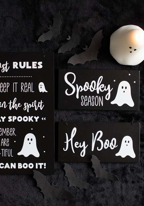 Hey Boo | HANGING SIGN