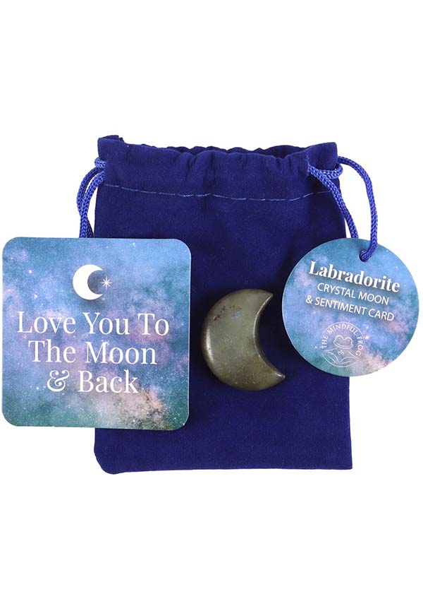 Love You to the Moon Labradorite | CRYSTAL MOON