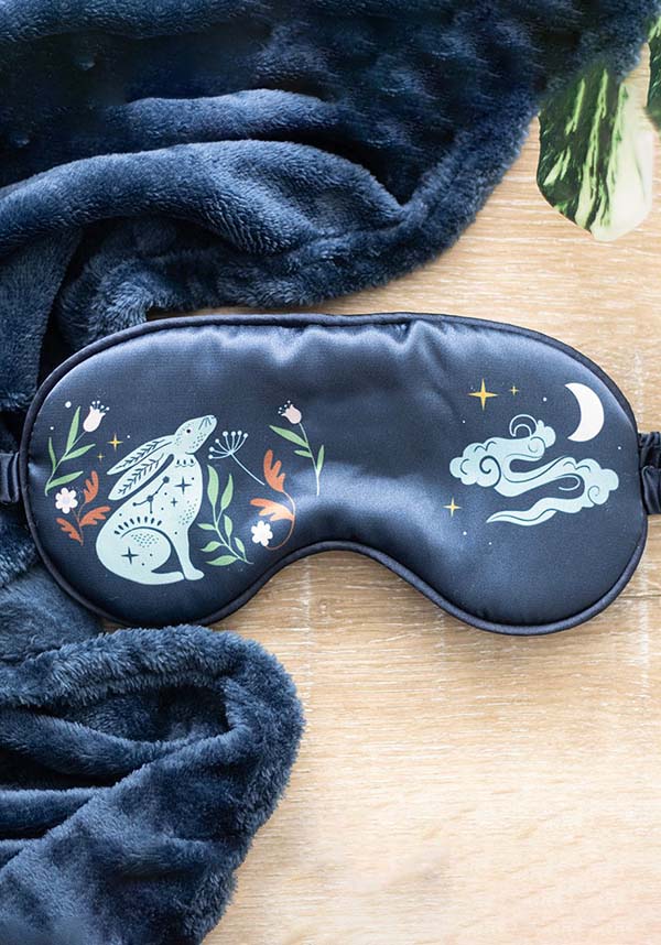 Midnight Hare | SATIN SLEEP MASK