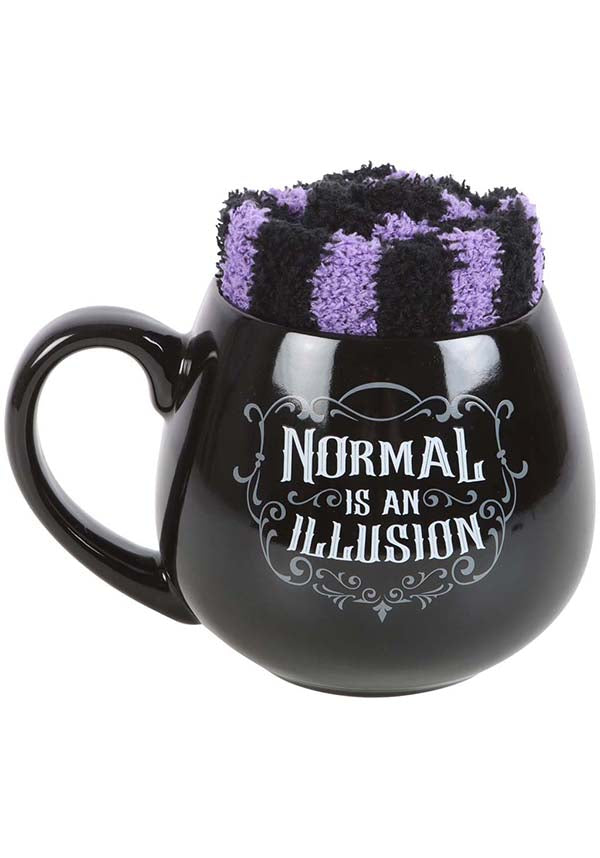 Normal is an Illusion Gothic | MUG AND SOCKS SET