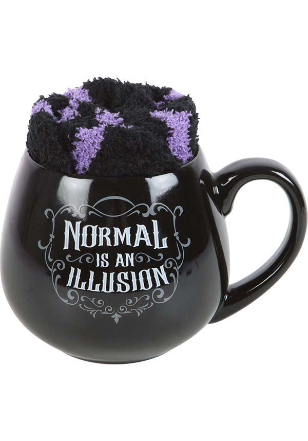 Normal is an Illusion Gothic | MUG AND SOCKS SET