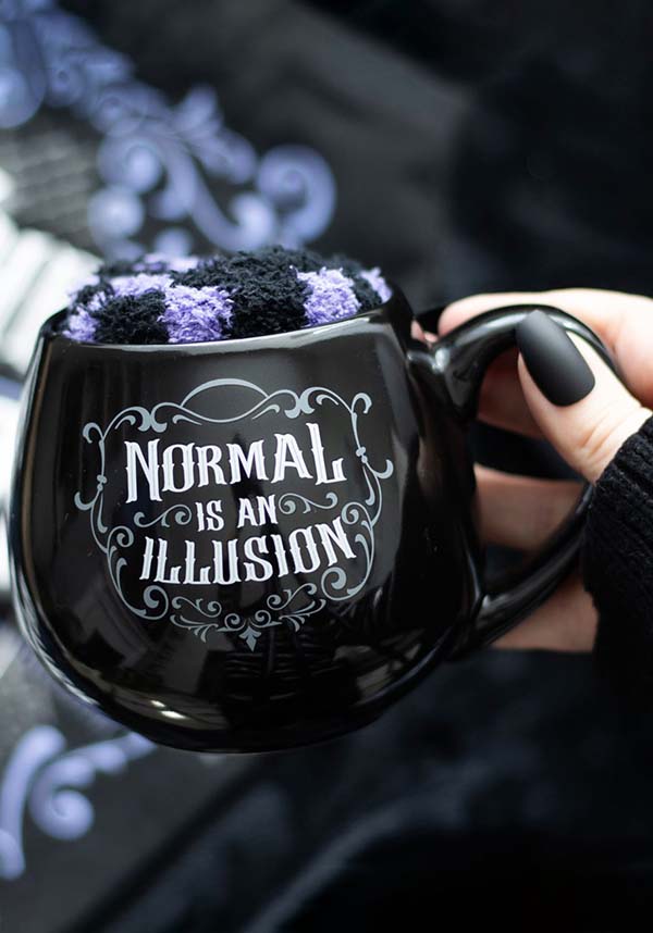 Normal is an Illusion Gothic | MUG AND SOCKS SET