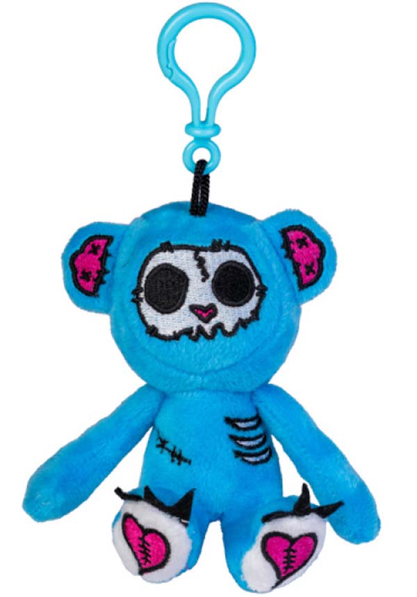 Grim St Bear [Blue] | PLUSH KEYCHAIN