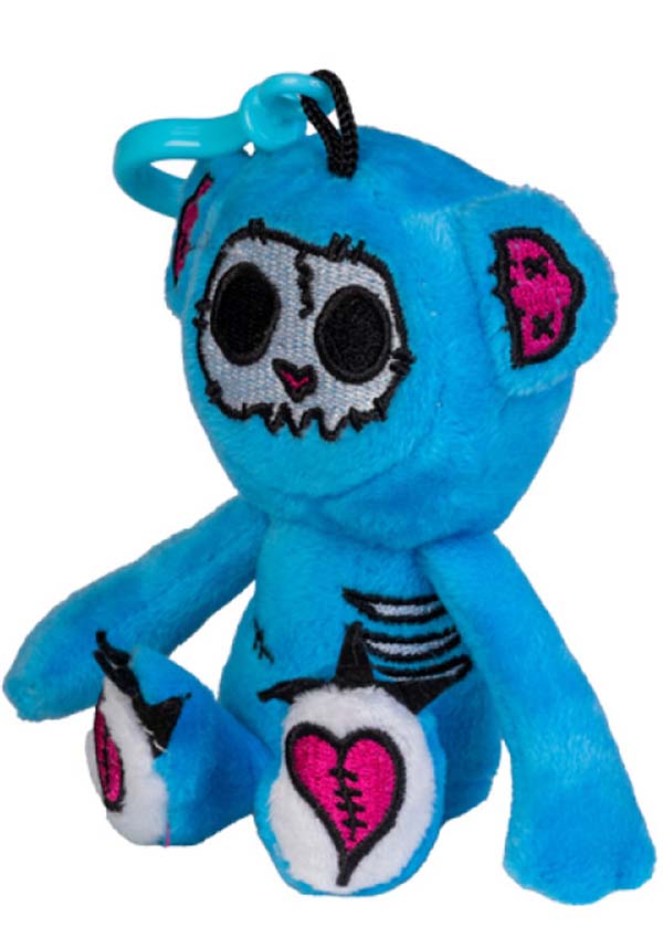 Grim St Bear [Blue] | PLUSH KEYCHAIN