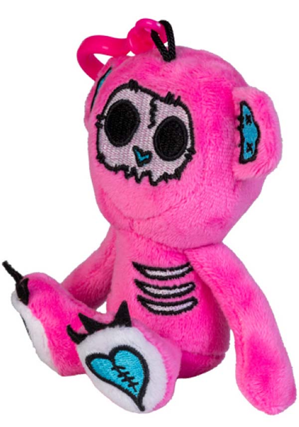 Grim St Bear [Pink] | PLUSH KEYCHAIN