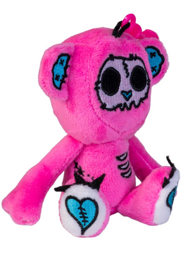 Grim St Bear [Pink] | PLUSH KEYCHAIN