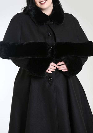 Hell Bunny - Capulet Black Coat - Buy Online Australia