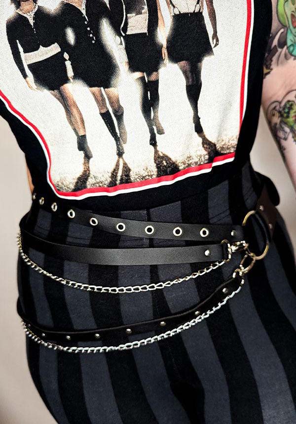 Punk Rave - Laverna Rose Underbust Corset Belt - Buy Online Australia