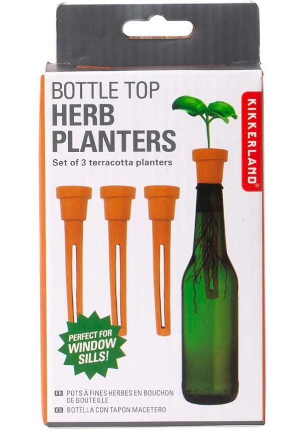 Bottle Top | HERB PLANTERS [Set of 3]