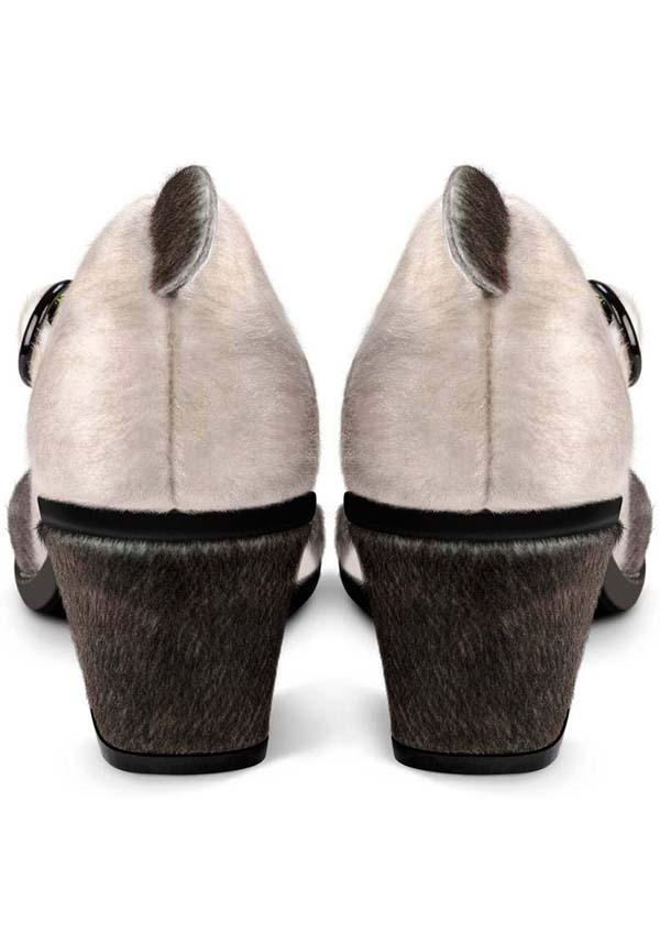 Panda | MID HEELS - Beserk - all, all ladies, black and white, cpgstinc, cute, cute animals, discountapp, fp, googleshopping, HC6955, heel, heels, heels [in stock], hot chocolate, in stock, instock, jun23, labelinstock, labelnew, labelvegan, ladies, ladies shoes, mary jane, mary janes, panda, poppingcandy, quirky, R040623, shoe, shoes, unique, vegan, white