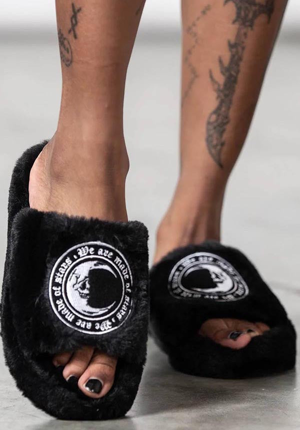 Fur slippers buy on sale online