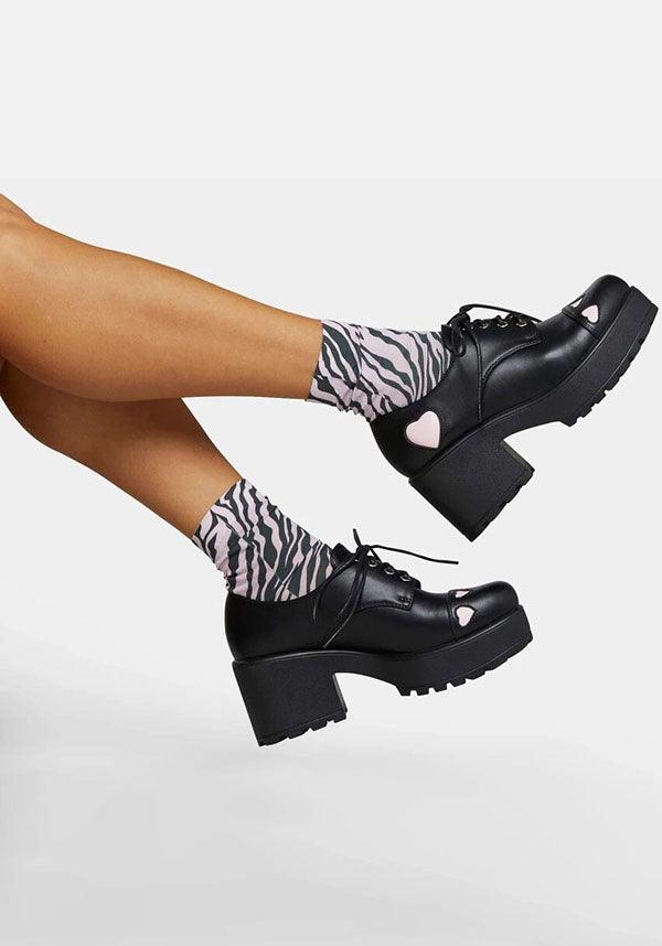 Tennin Heart | PLATFORMS` - Beserk - all, black, clickfrenzy15-2023, discountapp, fp, gothic, heart, in stock, instock, jun20, koi, koi footwear, labelinstock, labelpending, labelvegan, mary jane, mary janes, pastel goth, pastel pink, pending, pink, platform, platforms, platforms [in stock], shoes, vegan