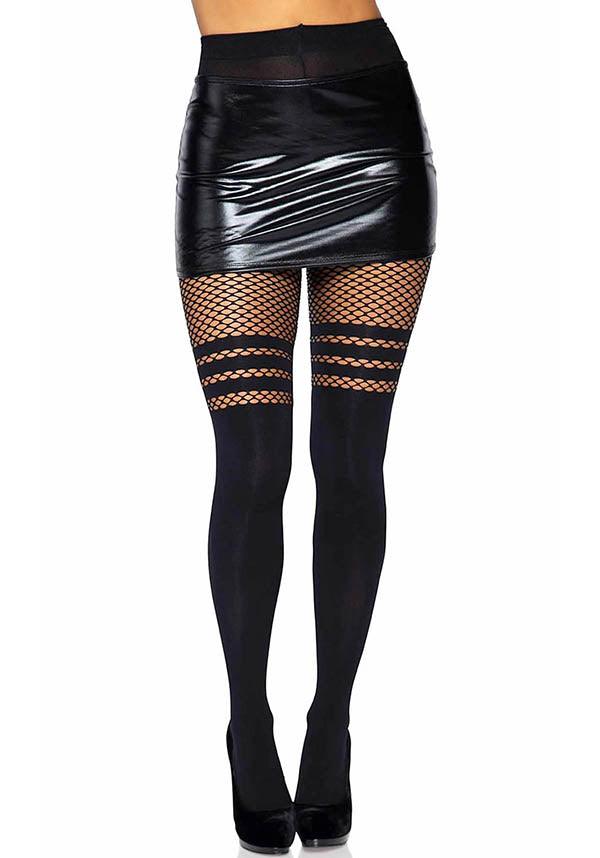 Hot Selling Slim Perfect Legs Sexy Women's Long Fishnet Mesh Nylon Tights  Body Stockings Fish Net Pantyhose High Waist Hosiery Color: J black tights,  Size: One Size | Uquid shopping cart: Online