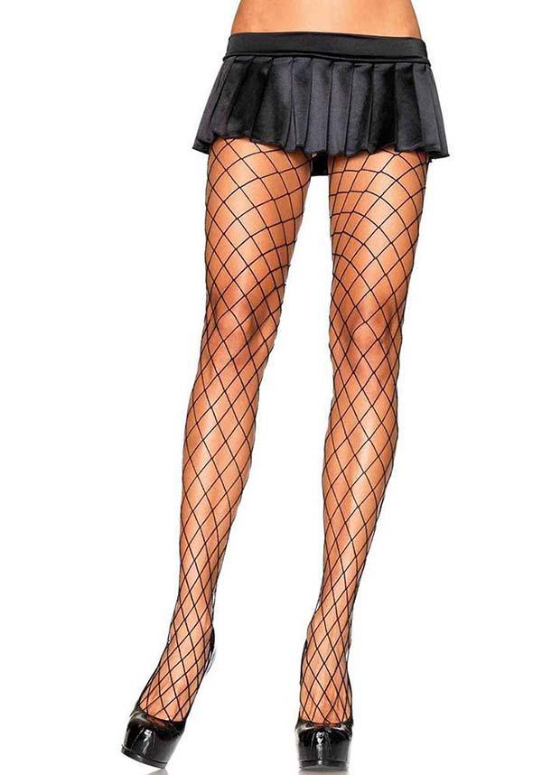 Xena [Black] | DIAMOND FISHNET TIGHTS - Beserk - all, all clothing, all ladies, all ladies clothing, black, clickfrenzy15-2023, cosplay, cpgstinc, discountapp, edgy, fence, fish net, fishnet, fp, goth, gothic, halloween, hosiery, hosiery and socks, ladies, ladies clothing, leg avenue, lingerie, net, oct18, pantyhose, punk, stockings, tights, tomfoolery