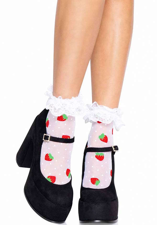 Strawberry Ruffle | ANKLETS