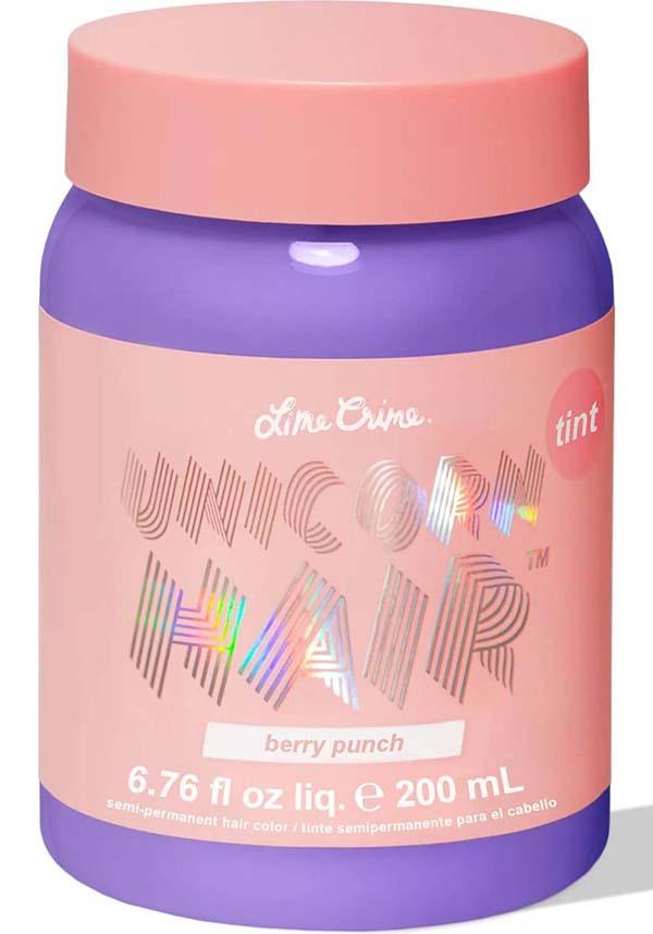 Berry Punch | UNICORN HAIR COLOUR TINT - Beserk - all, colour:purple, cosmetics, discountapp, dye, dyes, fp, googleshopping, gothic cosmetics, hair, hair colour, hair colours, hair dye, hair dyes, hair products, hair purple, halloween cosmetics, jun23, labelnew, labelvegan, LCSO0735903, light purple, lime crime, lime crime cosmetics, lime crime hair, limecrime, pastel purple, purple, R150623, vegan