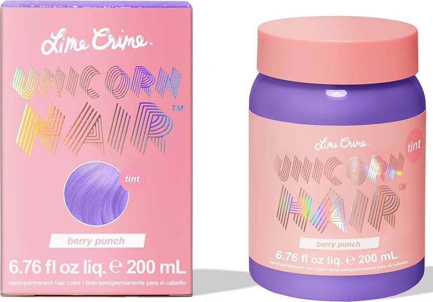 Berry Punch | UNICORN HAIR COLOUR TINT - Beserk - all, colour:purple, cosmetics, discountapp, dye, dyes, fp, googleshopping, gothic cosmetics, hair, hair colour, hair colours, hair dye, hair dyes, hair products, hair purple, halloween cosmetics, jun23, labelnew, labelvegan, LCSO0735903, light purple, lime crime, lime crime cosmetics, lime crime hair, limecrime, pastel purple, purple, R150623, vegan